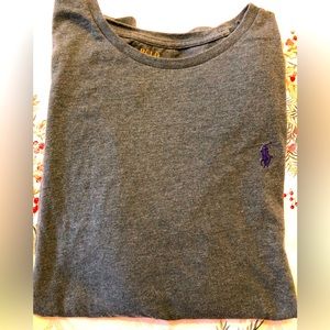 RALPH LAUREN SLIM FIT LONG SLEEVE TOP